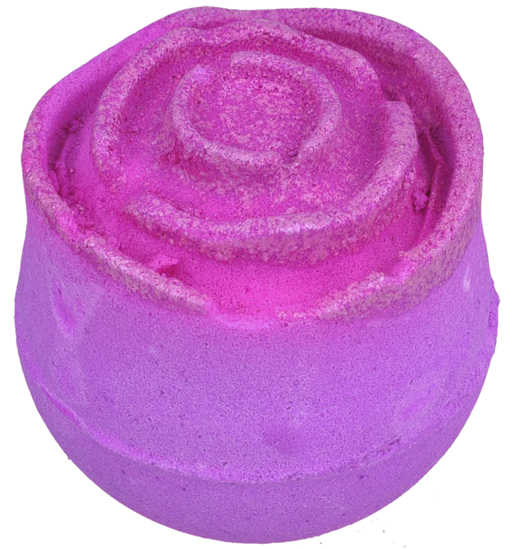 Bombe de bain rose améthyste