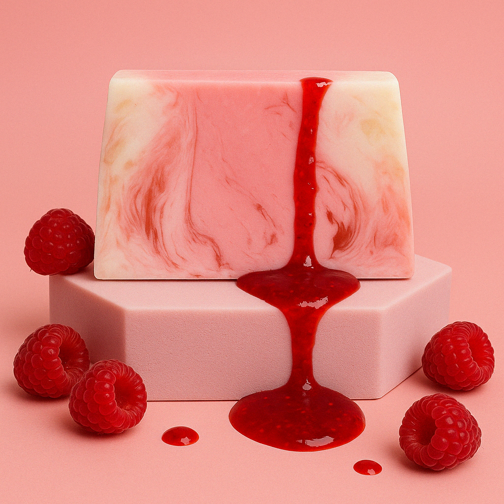 Tranche de savon Framboise sucrée