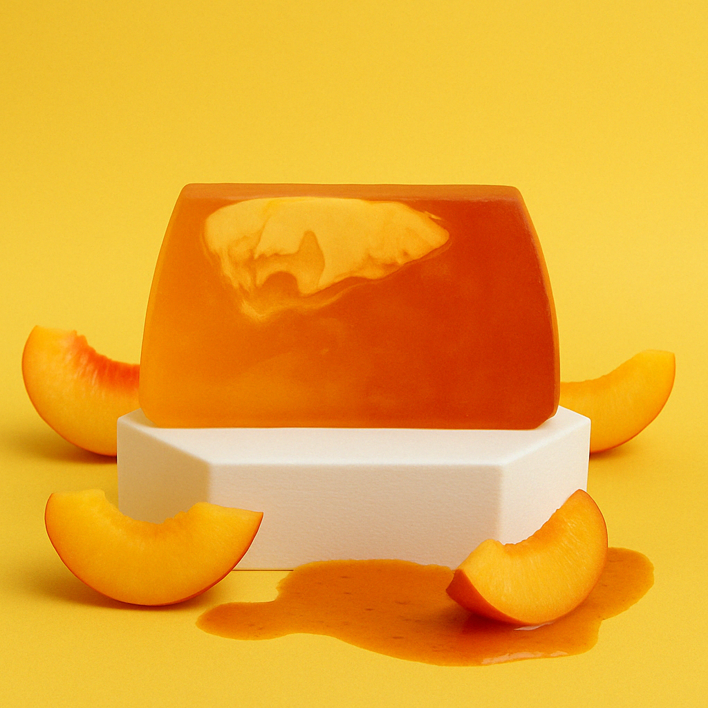 Tranche de savon Pêche blanche