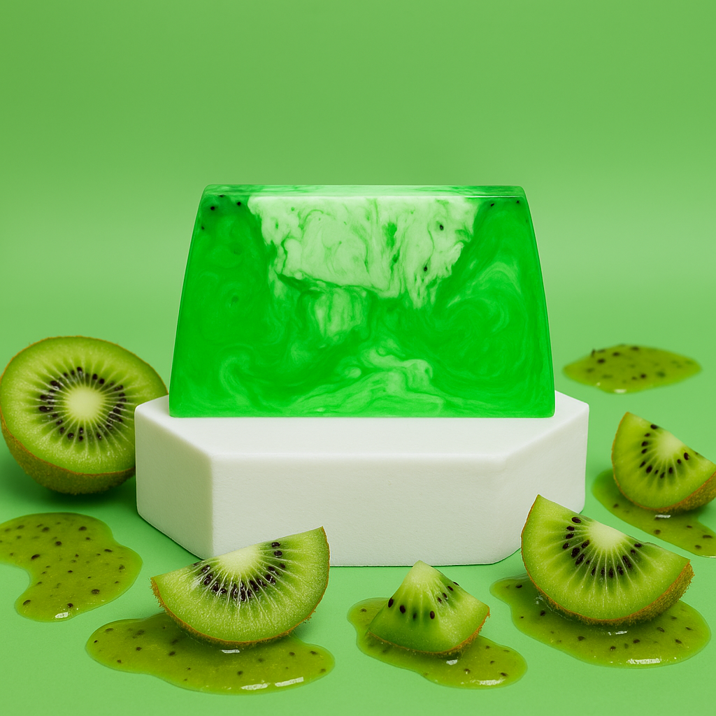 Tranche de savon kiwi