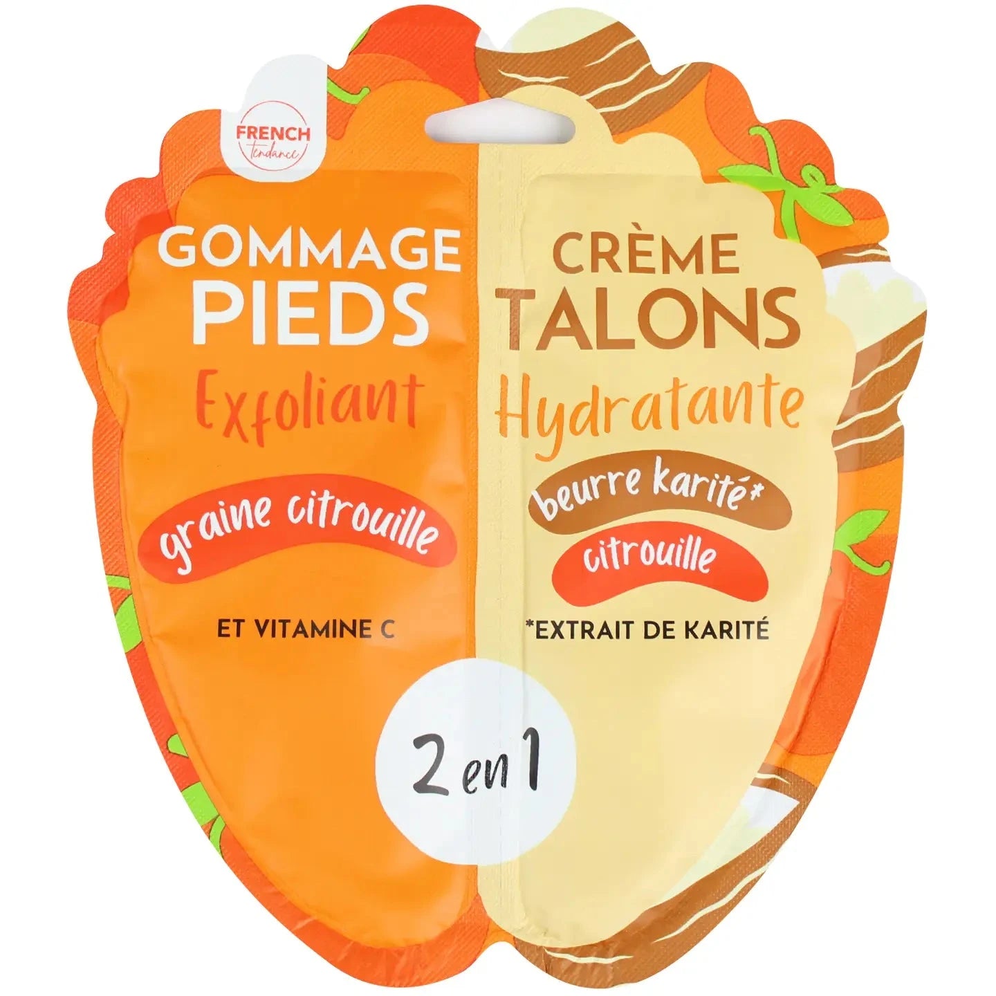 Duo Gommage / Crème hydratante Pieds - Graines de Citrouille