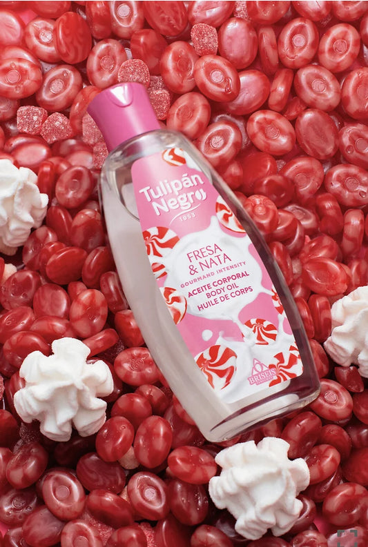Huile corporelle Fraise Chantilly