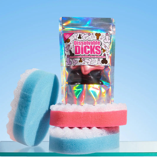 8 perles de bain en forme de zizi XXL