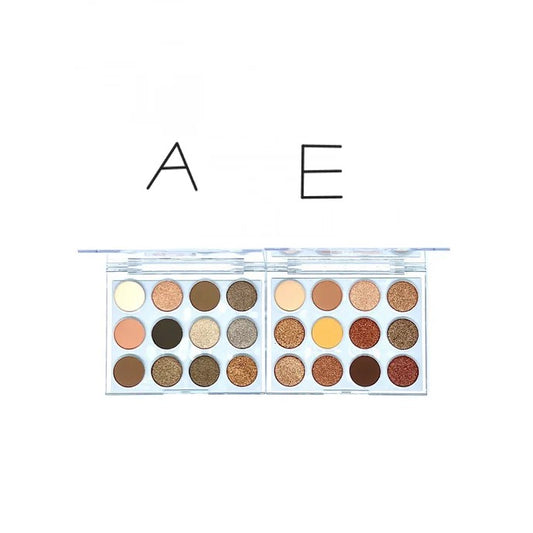Palette fards à paupière (12 couleurs)
