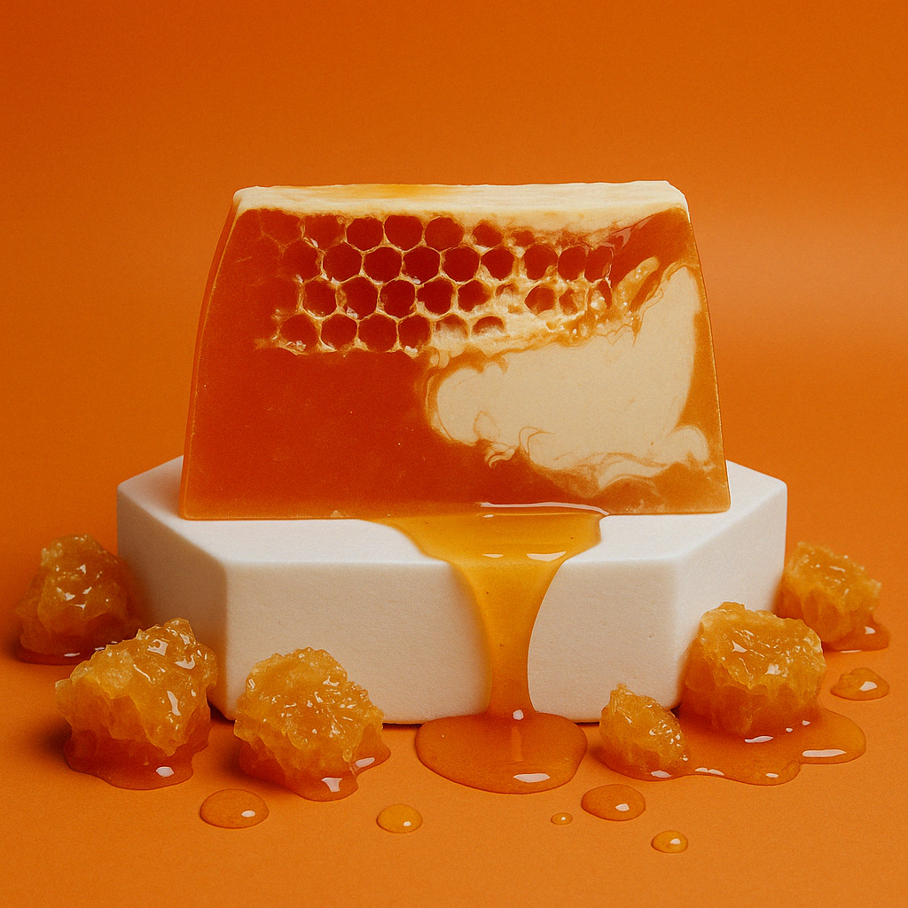 Tranche de savon Miel crémeux