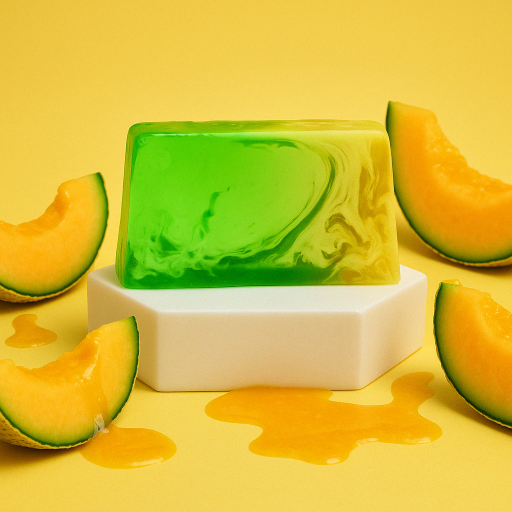 Tranche de savon Melon