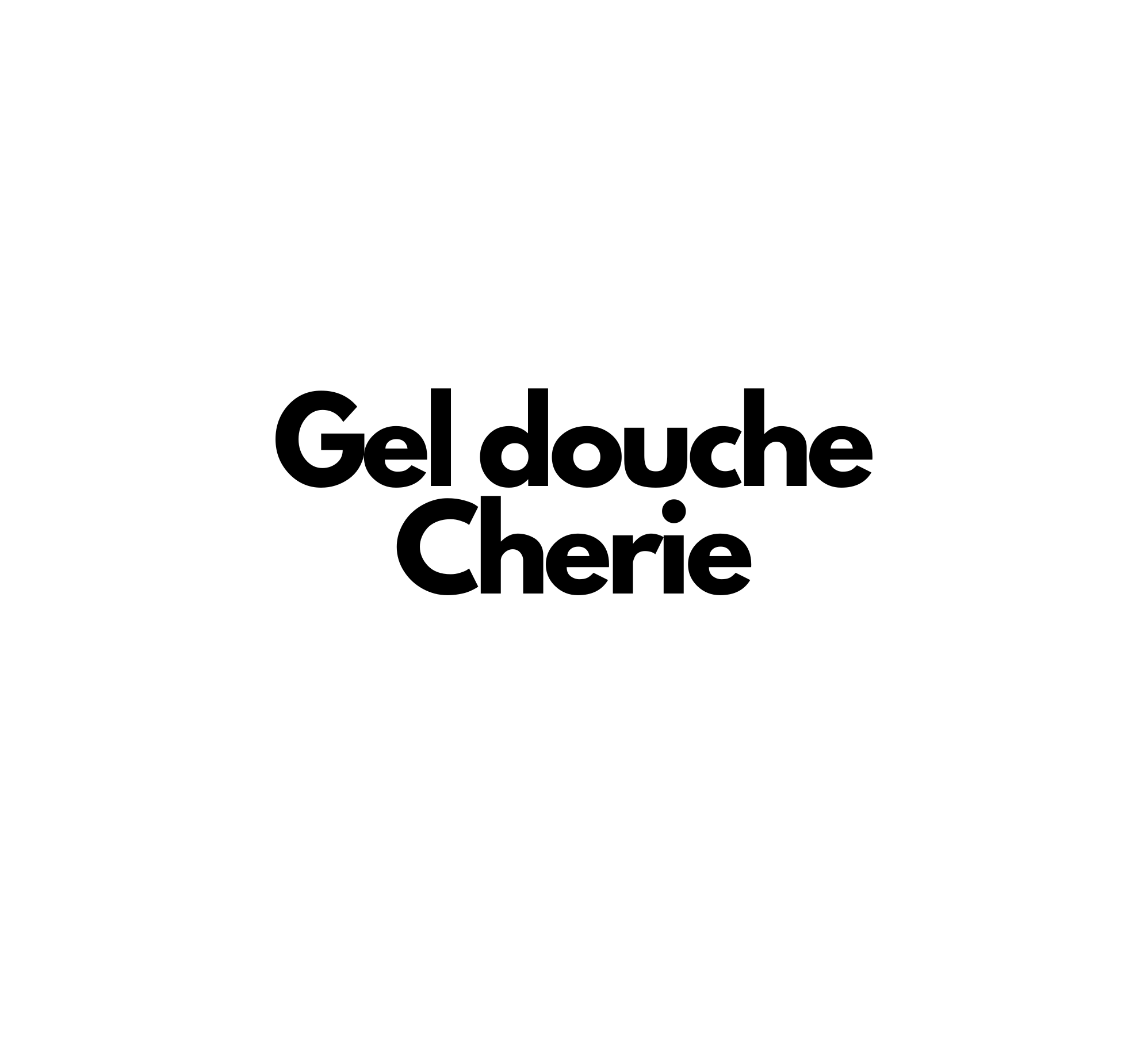 Gel douche Cherie