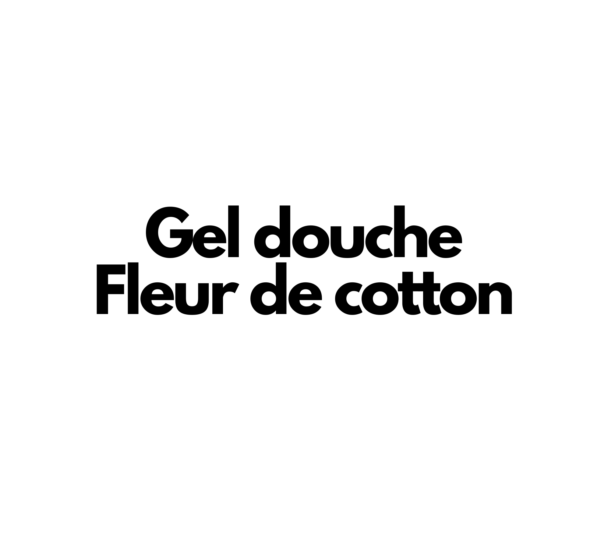 Gel douche Fleur de Cotton