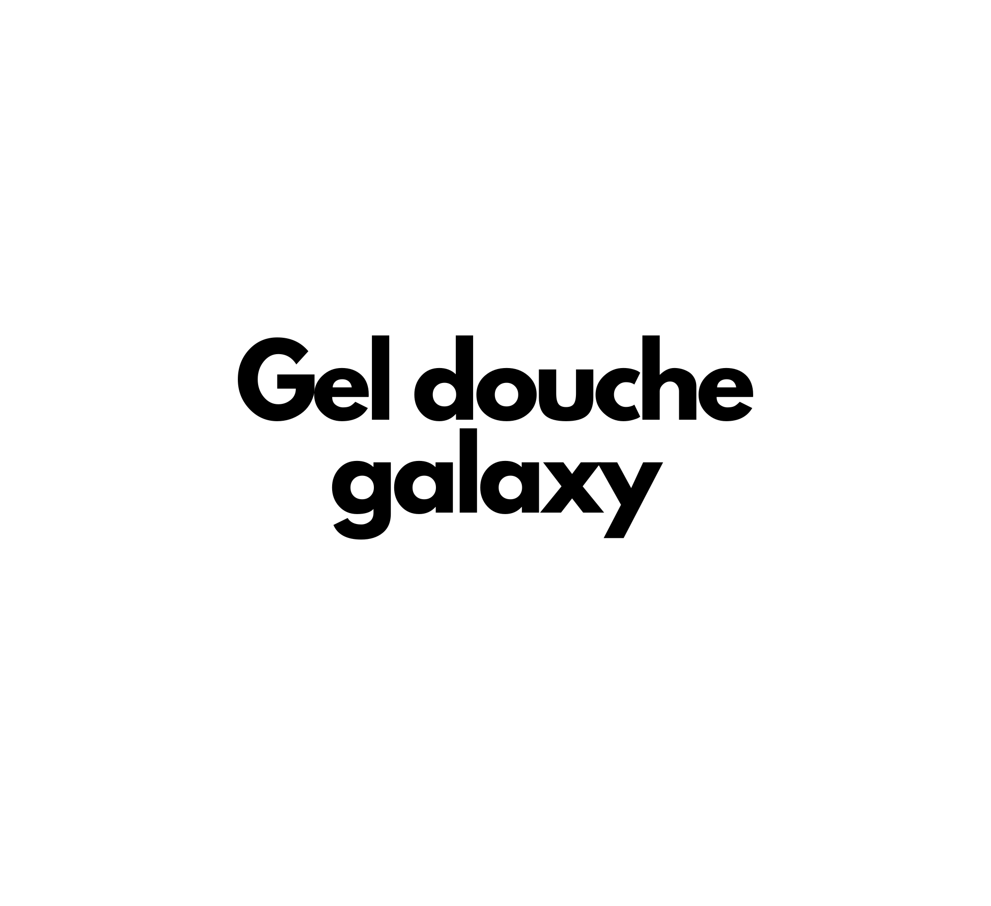 Gel douche Galaxy