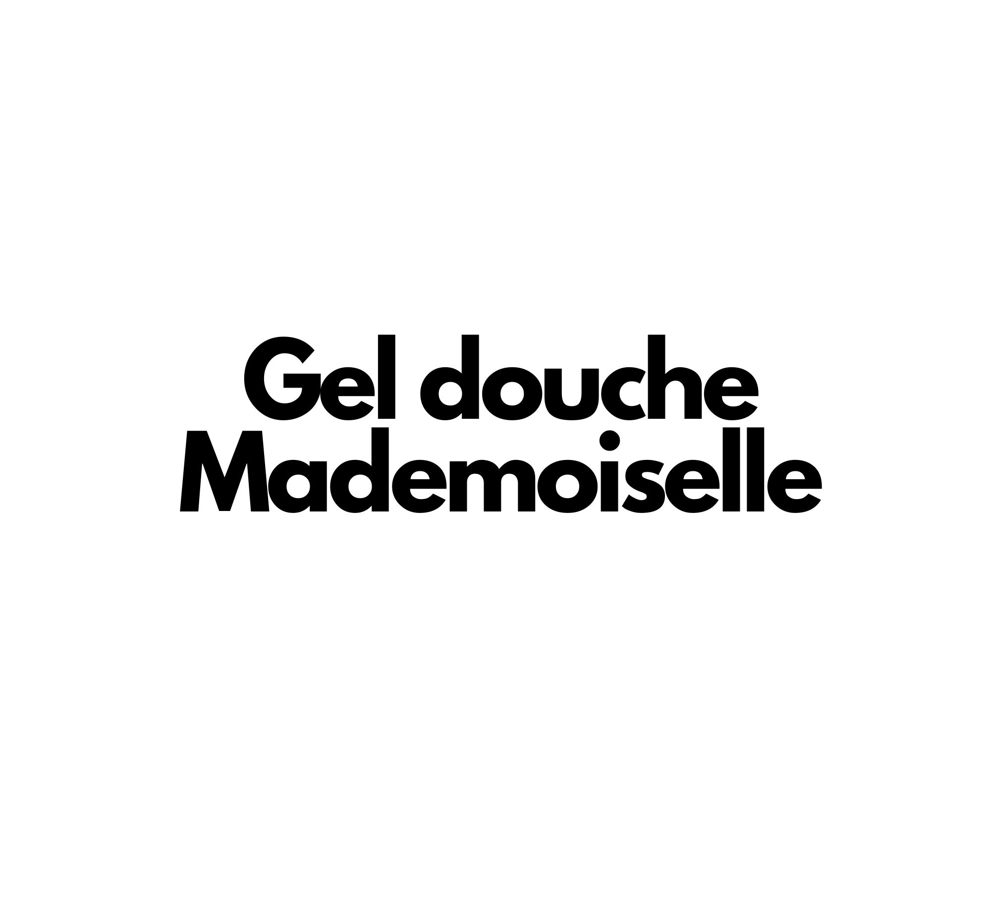 Gel douche Mademoiselle