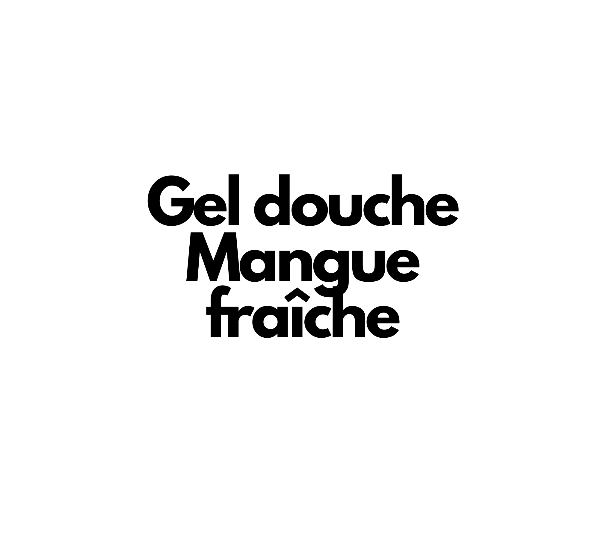 Gel douche Mangue fraîche