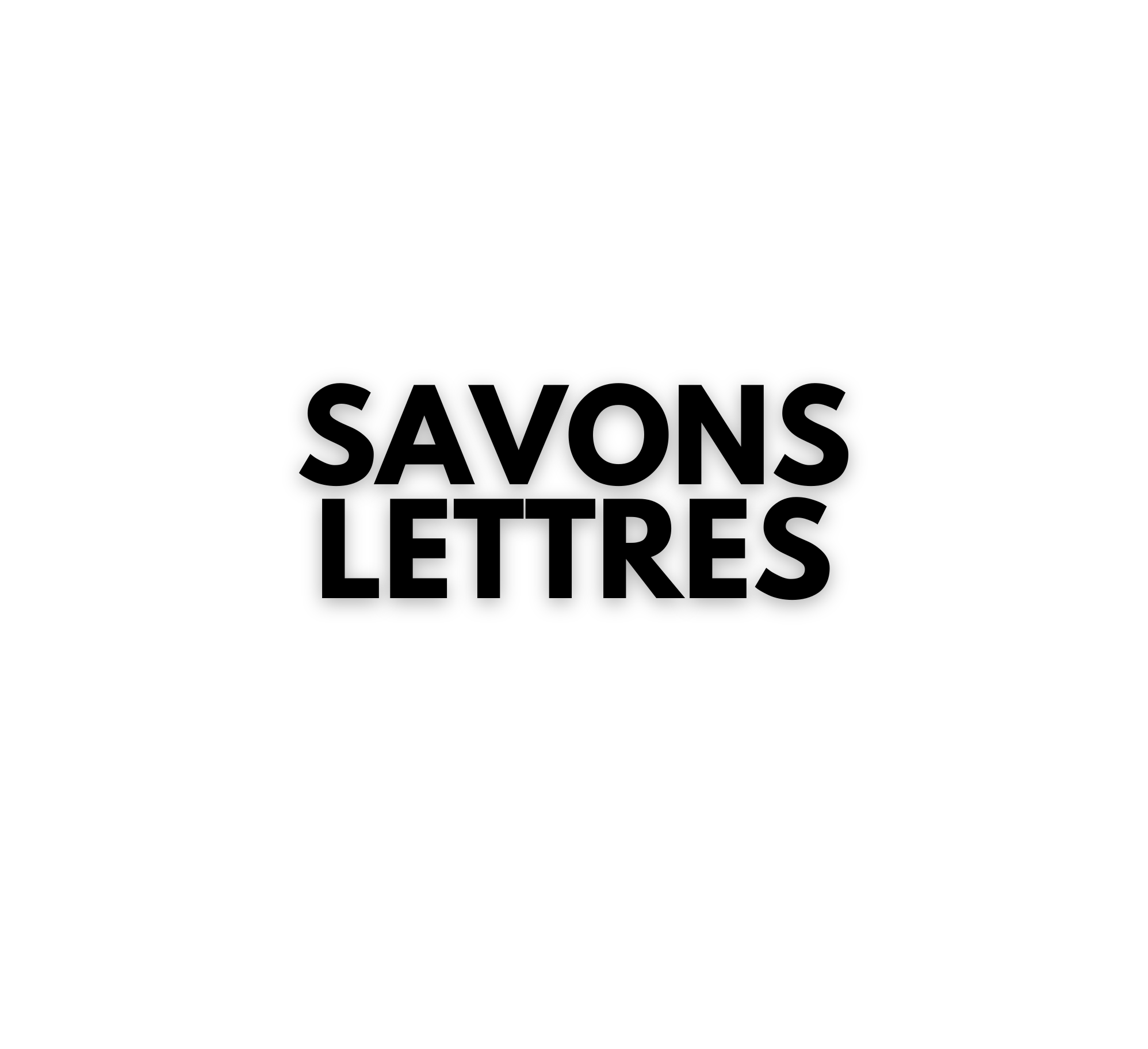 Savons lettres