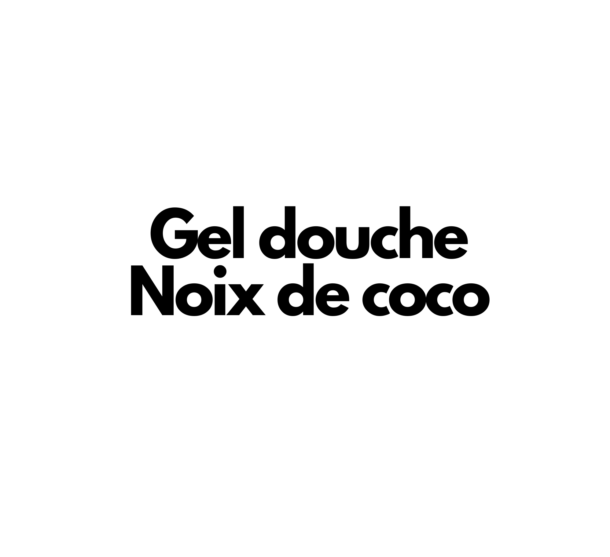 Gel douche Noix de coco