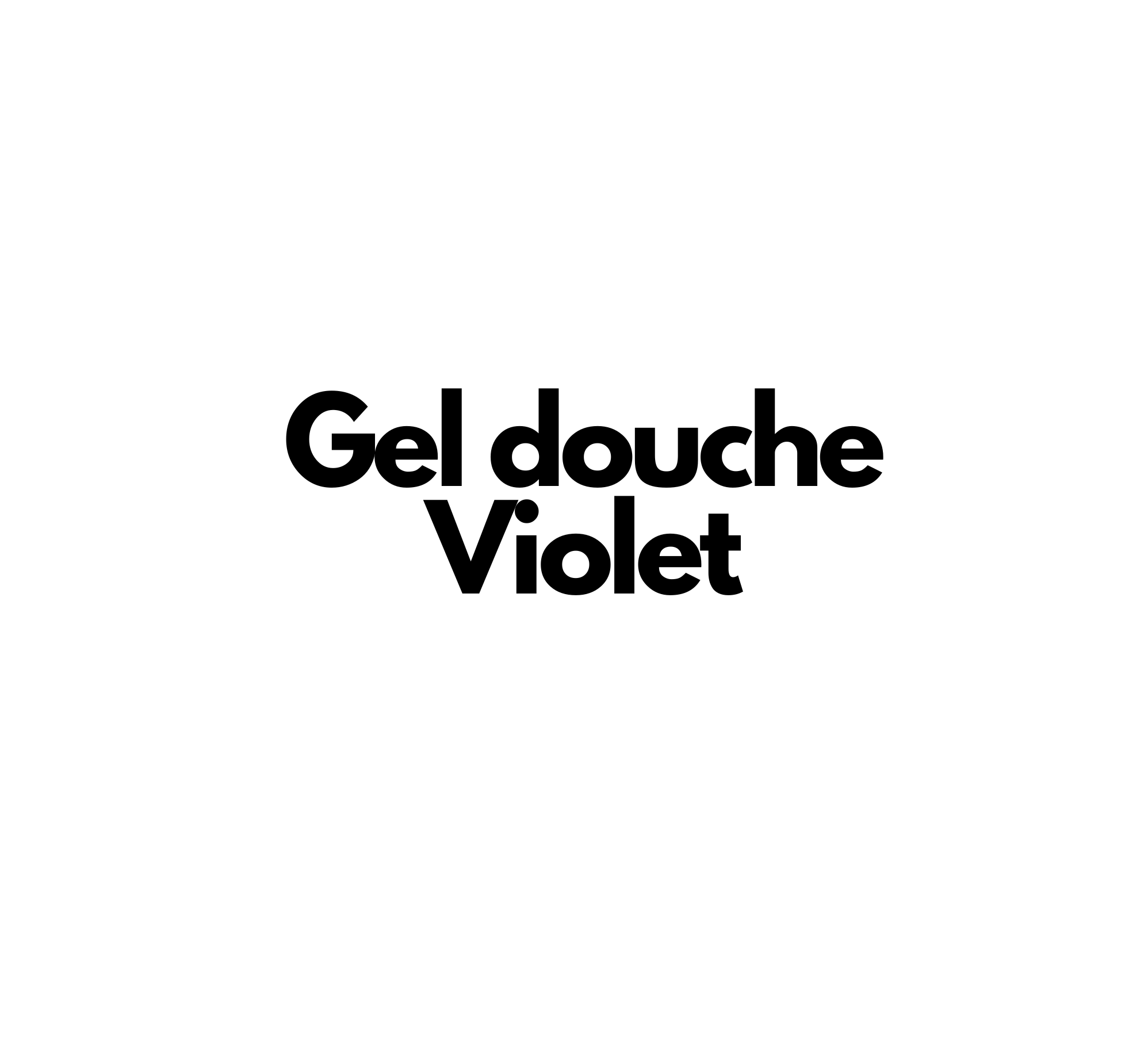 Gel douche Violette