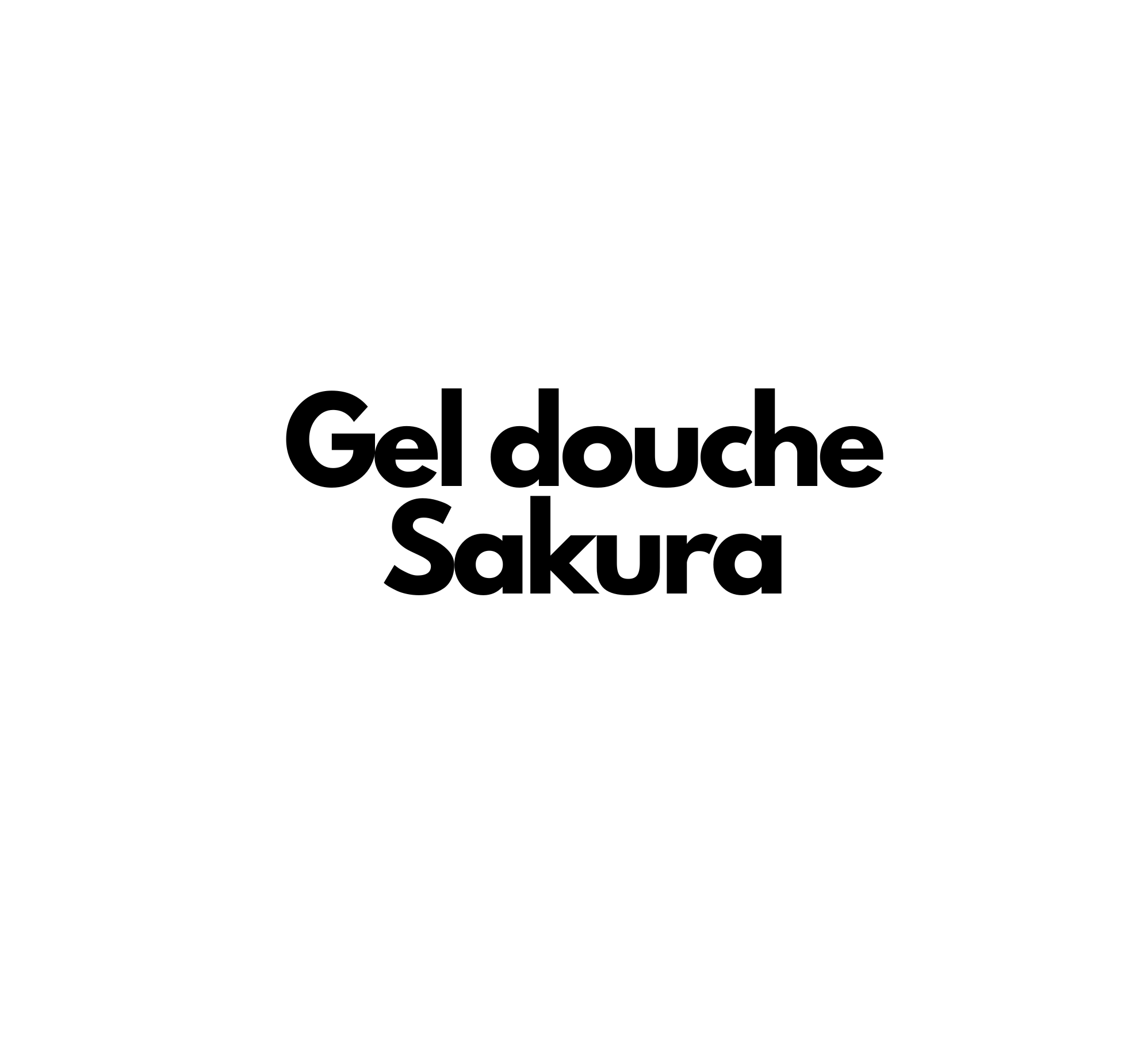 Gel douche Sakura