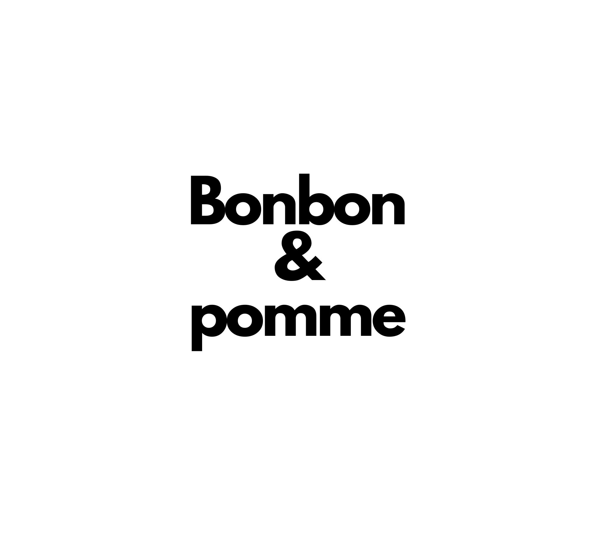 Bonbon & pomme