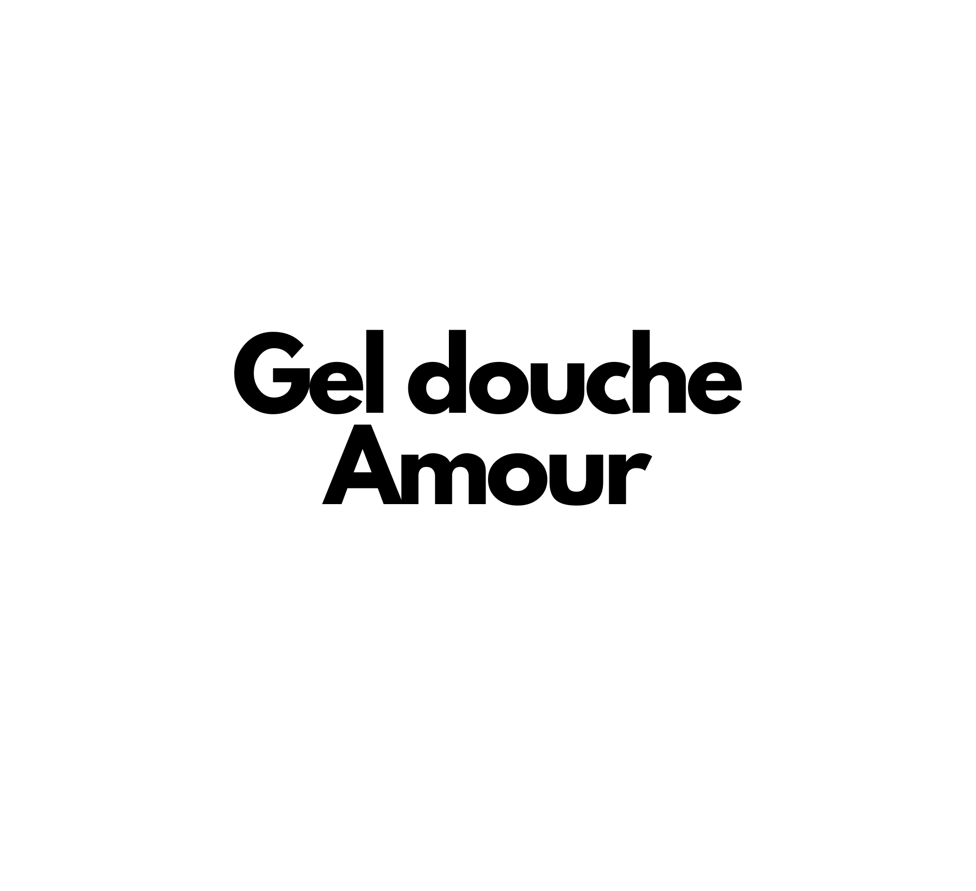 Gel douche Amour