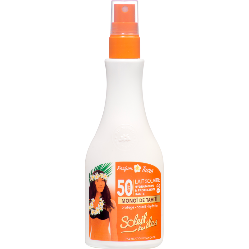 LAIT SPRAY SOLAIRE SPF50 MONOI